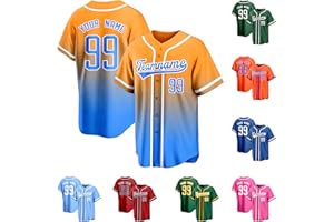 Custom Baseball Jersey Personalized Team Uniform Shirts Stitched Printed Name Number Sports Fans for Men Women Youth