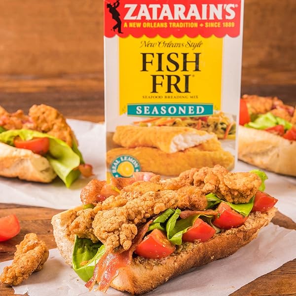 ZATARAIN’S SEASONED FISH FRI SEAFOOD BREADING MIX, 12 OZ