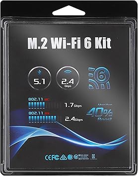 Amazon Asrock Deskmini用 Wi Fi オプションキット Wi Fi6対応 国内正規代理店品 M 2 Wifi 6 Kit Ax0 For Deskmini Box Asrock Lanケーブル 通販