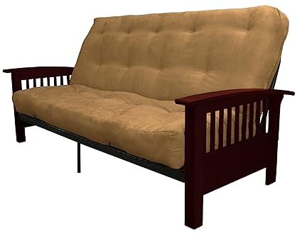 Amazon Com Brentwood Mission Style 8 Inch Loft Inner Spring Futon