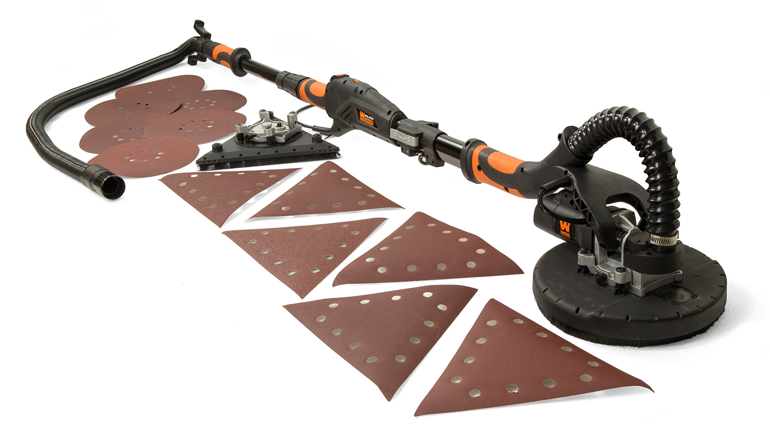 WEN 6377 Variable Speed 5Amp DualHead Drywall Sander with 15Foot