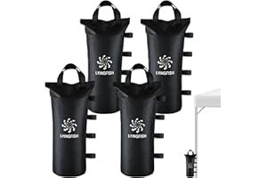 Canopy Weights Sand Bags for Canopy Legs - Portable Tent Weights Set of 4, Sand Bags for Weight(Bearing 120 lbs), Heavy Duty 