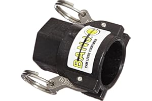 BANJO CORP Banjo 050D Polypropylene Cam & Groove Fitting, 1/2" Female Coupler x NPT Female
