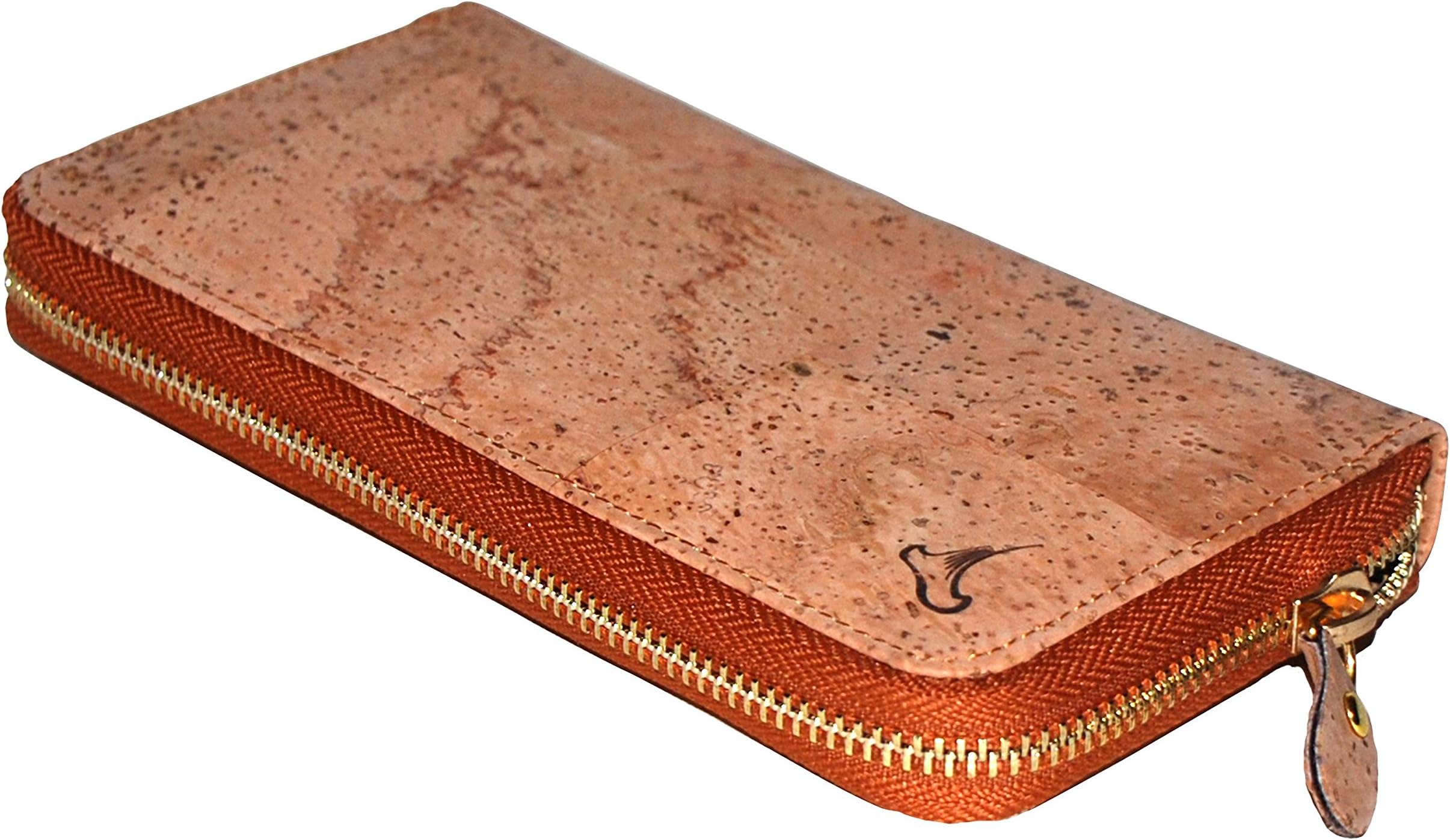 Espresso Mushroom CompanyEMC Women's Vegan Cork Zip-Around Clutch Purse