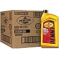 Pennzoil High Mileage 5W-30 Motor Oil, 1 Quart (6 Pack)