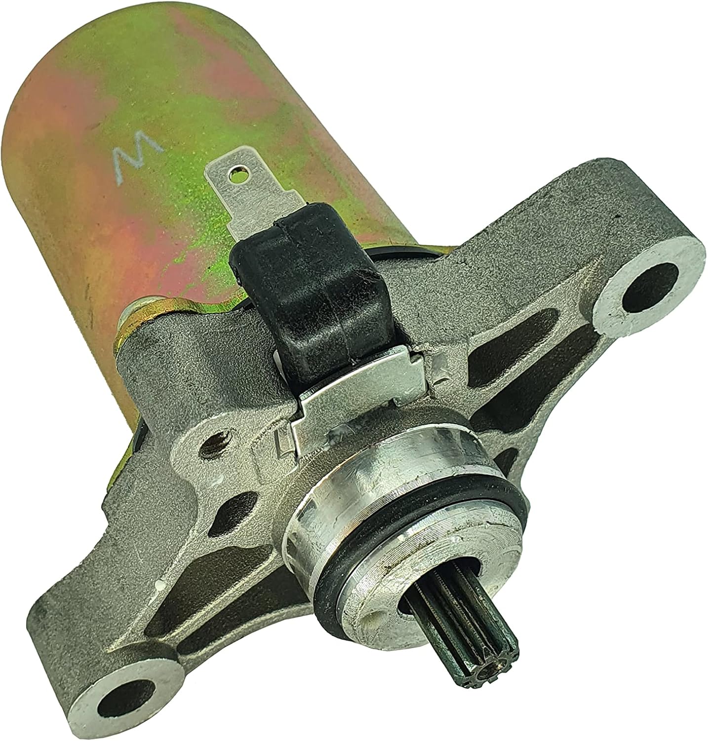 one by Camamoto cod 77187212 starter motor compatible with kymco sym / Agility 2t r16 50 10 / B & w 50 02 / Dink classic / People s 50 / Sniper 50 / super 8 / super 9 sport / Mask eu2 / Red devil 50 / Super fancy 50 98-00 / (12V 0,20KW rotation. SX ref. Orig. 31200-GAK-900 sym ref. Orig. 00104202 kymco ref. Orig. 31210-GAK-900 kymco)