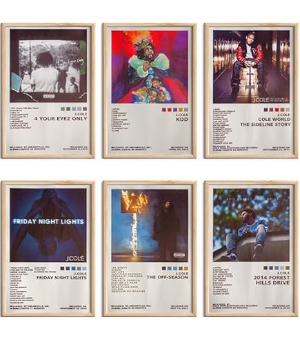 Amazon.com: CINEMAFLIX J. Cole, KOD - Hip-Hop/Rap Album Cover