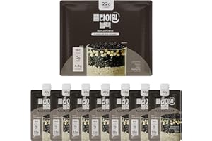 Flimeal Black Sesame Protein Shake, 22g Protein, Low Sugar, Keto-Friendly Meal Replacement Shake, 1.59oz, 7packs, With Crunchy Protein Balls 7 Servings (7 Packs X 1.59 oz)