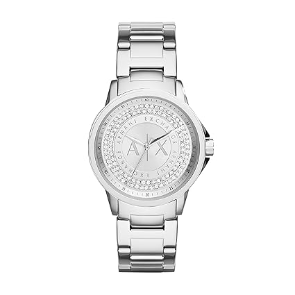 Armani Exchange Lady Banks Analog Silver Dial Womens Watch - AX4320