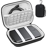 Lacdo Hard Drive Carrying Case for Toshiba Canvio Basics/Canvio Flex/Advance/Gaming Portable External Hard Drive 1TB 2TB 3TB 