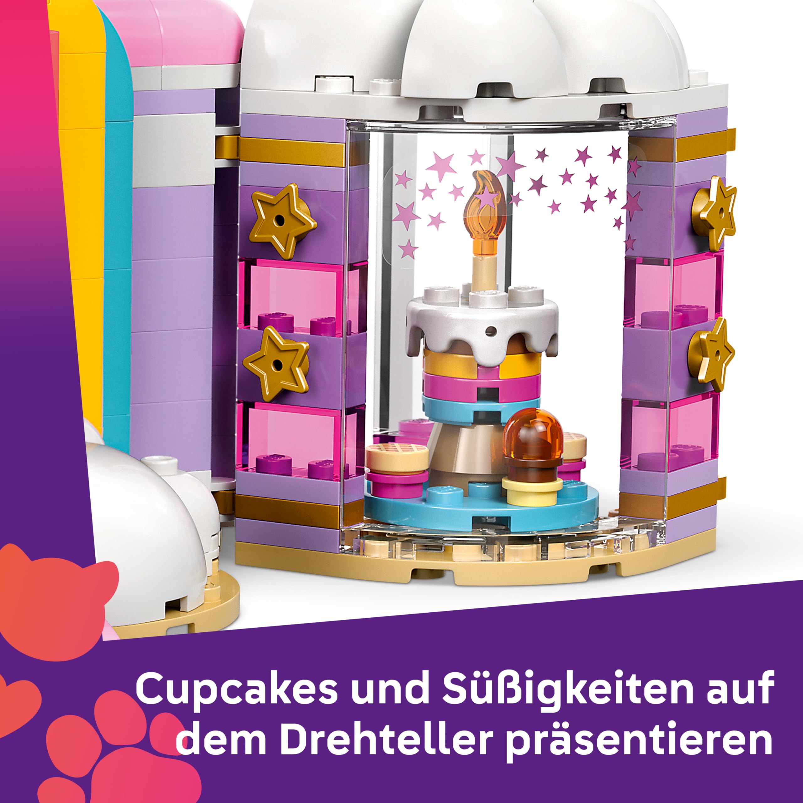 LEGO Friends Einhorn-Traumcafé - Spielzeug Kuchenladen mit 3 Mini Puppen, Kasse & Spielzeug Lebensmittelzubehör inkl. Cupcakes - Geburtstagsgeschenk für Mädchen ab 6 Jahren - 42684 3