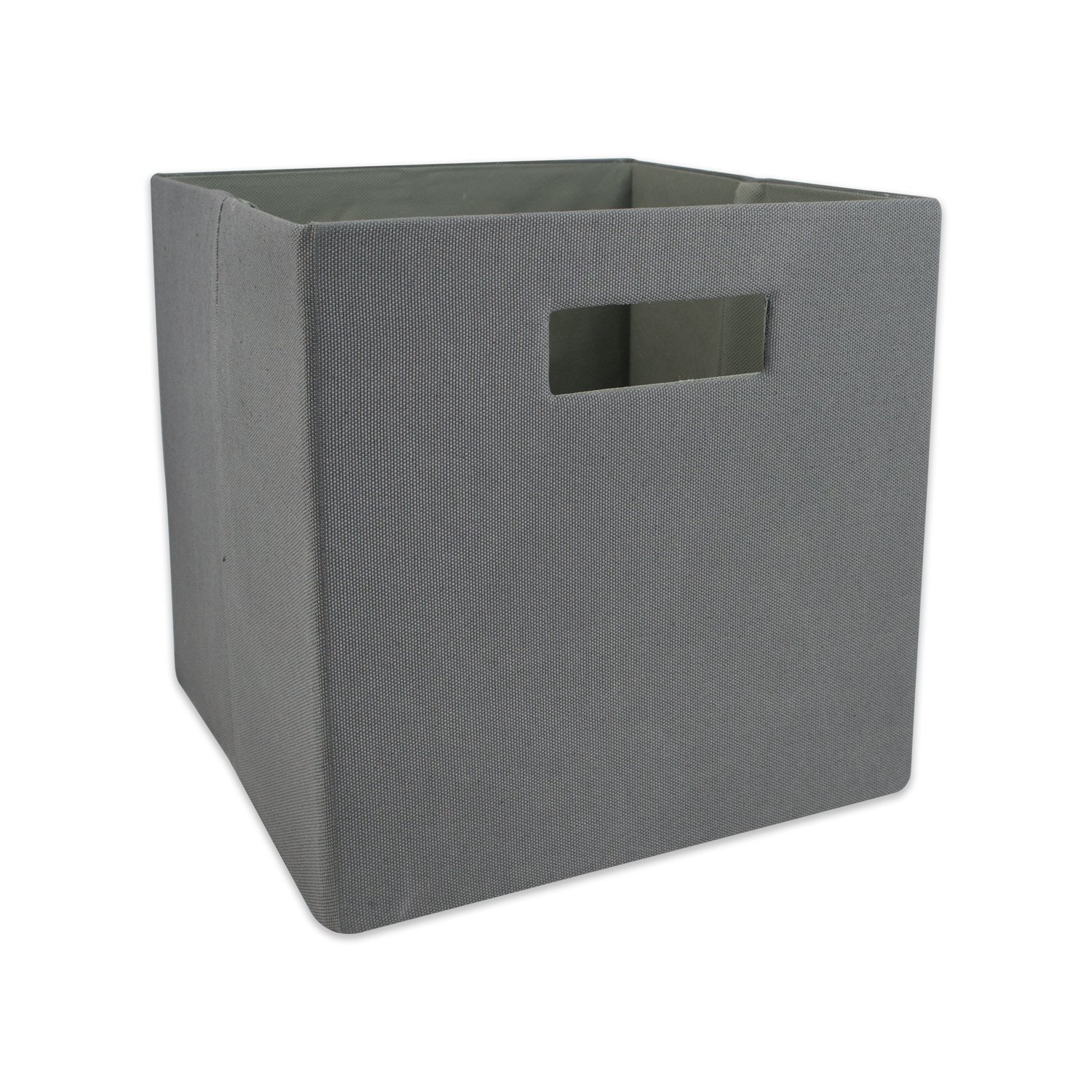 DII Solid, Lightweight and Durable, 100% Polyester, Gray, Small Square, 11x11x11
