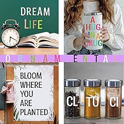 400PCS Large Vinyl Letter & Number Stickers – 2