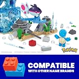 Mega Bloks MEGA Pokémon Aquatic Adventure 319 Pieces 2 Poseable Figures HXF79 view 4