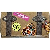 Harry Potter Hogwarts School Trunk Inspired Snap Closure Trifold Wallet