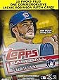 2017 Topps Baseball Series #1 Unopened Blaster Box with 10 Packs and One Retail Exclusive Commemorative Jackie Robinson Logo Patch Card