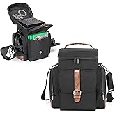 LoDrid Game Console Carrying Case Compatible with Xbox Series X, Storage Travel Case with Multiple Pockets for Controllers, Cables, Portable Hard Disk, and Other Accessories, Bag Only (Patent Design)