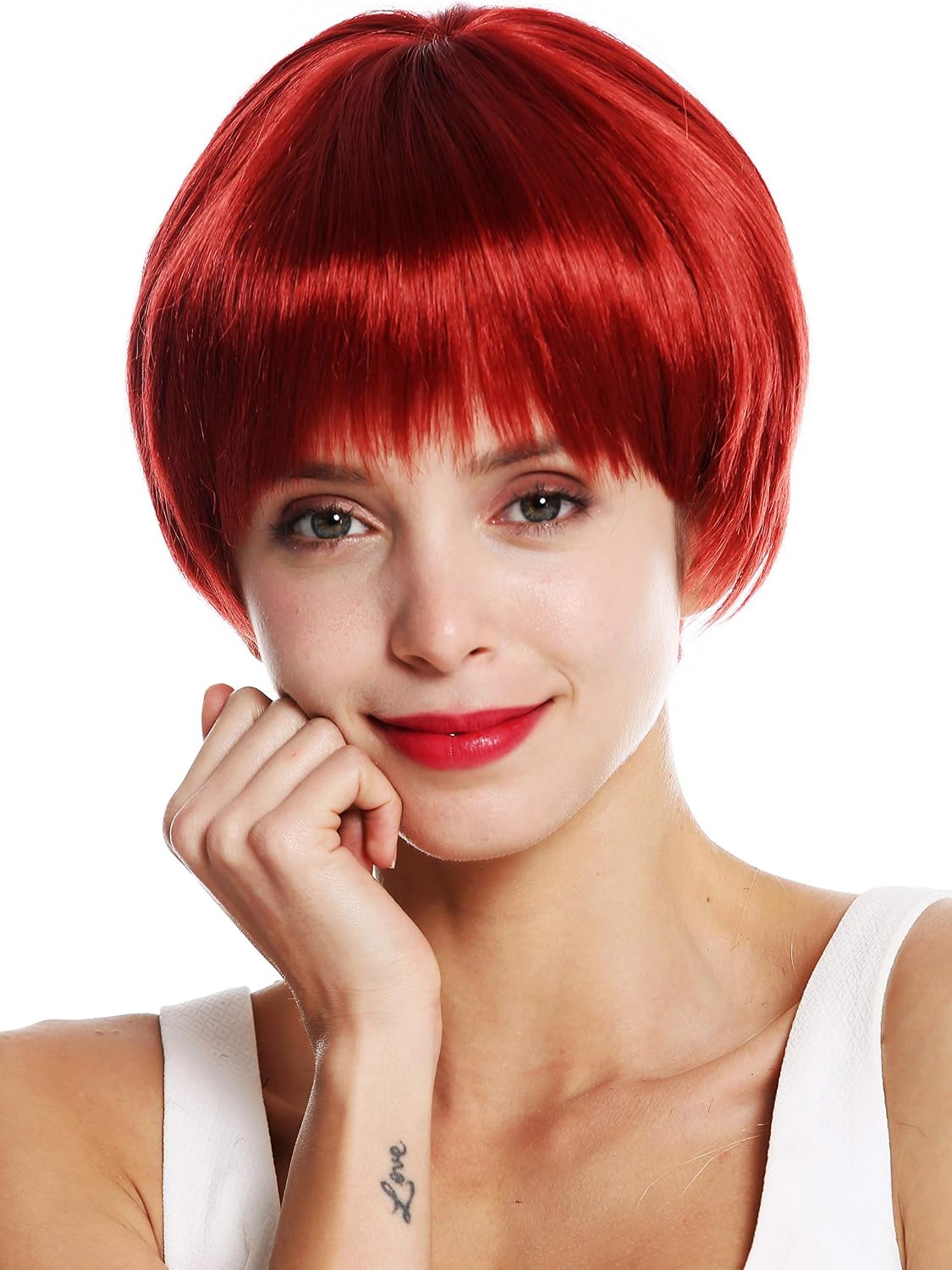WIG ME UP - VK-53-135 quality women's wig short sleek pageboy cut red copper red, copper red (135), Length: approx. 20 cm - Image 3