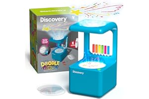 Discovery™ Doodle Projector Light Art Station – Includes 6 Dry-Erase Markers, 10 Reusable Drawing Discs, Project Drawings on Walls & Ceilings| Arts & Crafts Kit for Kids| Tracing Pad Coloring Toy Gift