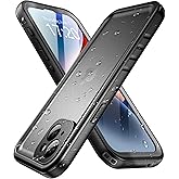 SPORTLINK for iPhone 14 Waterproof Case - Built-in Shockproof Dustproof Screen Protector - Heavy Duty Dropproof/Full Body 360 Protection/Cover for iPhone 14 6.1 Inch Black