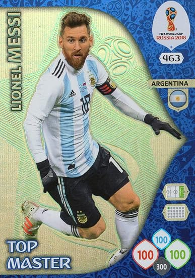 Adrenalyn Xl Lionel Messi Top Master Trading Card Argentina Fifa World Cup Russia 2018 463 Amazon De Sport Freizeit