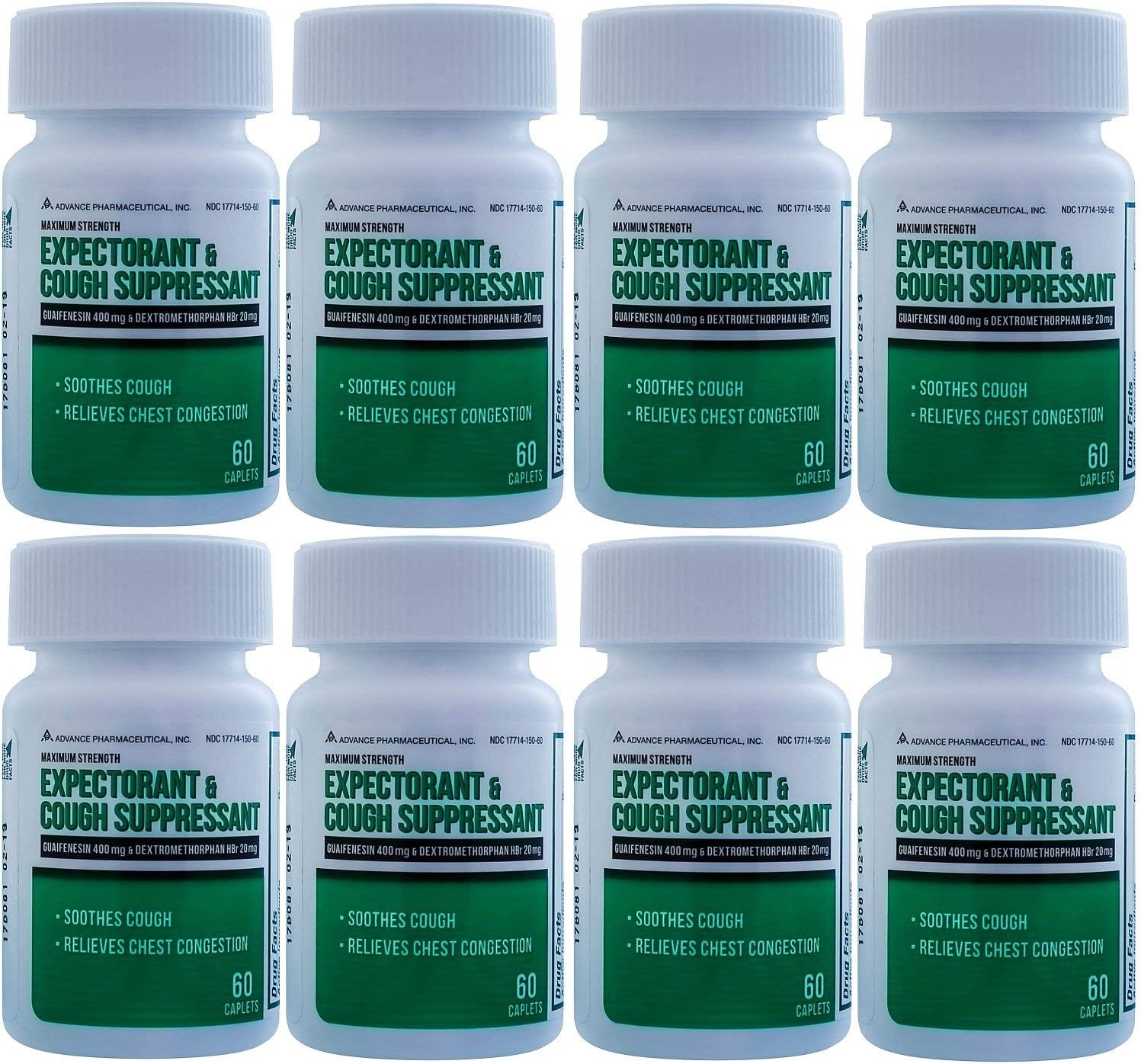 Mucus DM Expectorant Cough Suppressant 480 Caplets Generic DM Cough