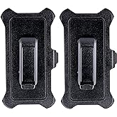 2 Pack Replacement Belt Clip Holster for OtterBox Defender Series Case Apple iPhone 12, iPhone 12Pro (6.1’’)