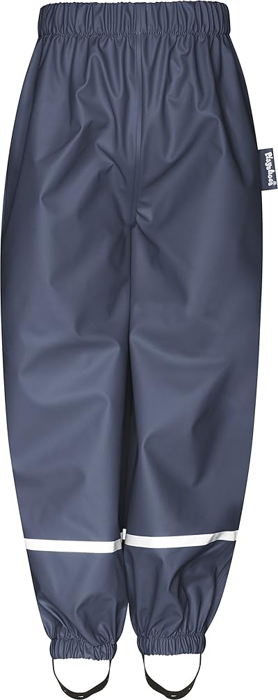 Playshoes Unisex Kinder Wind- und wasserdichte Regenhose Regenbekleidung Matschhose Regenlatzhose Ungefüttert