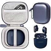 CaseSack Case for New Bose QuietComfort Ultra Wireless Noise Cancelling Earbuds, Bose QuietComfort Earbuds II Wireless Noise Cancelling in-Ear Headphones (Midnight Blue)