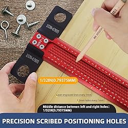HFM Woodworking Scriber T-Square Ruler 24 Inch