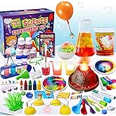 UNGLINGA 70 Lab Experiments Science Kits for Kids Educational Scientist Toys Birthday Gifts Idea for Girls Boys, Chemistry Set, Erupting Volcano, Fruit Circuits, S.T.E.M Activities Science Project