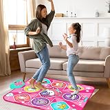FHNSEL Unicorn Dance Mat Light Up Dance Pad 9 Patterns 5 Modes Kids Gift view 7