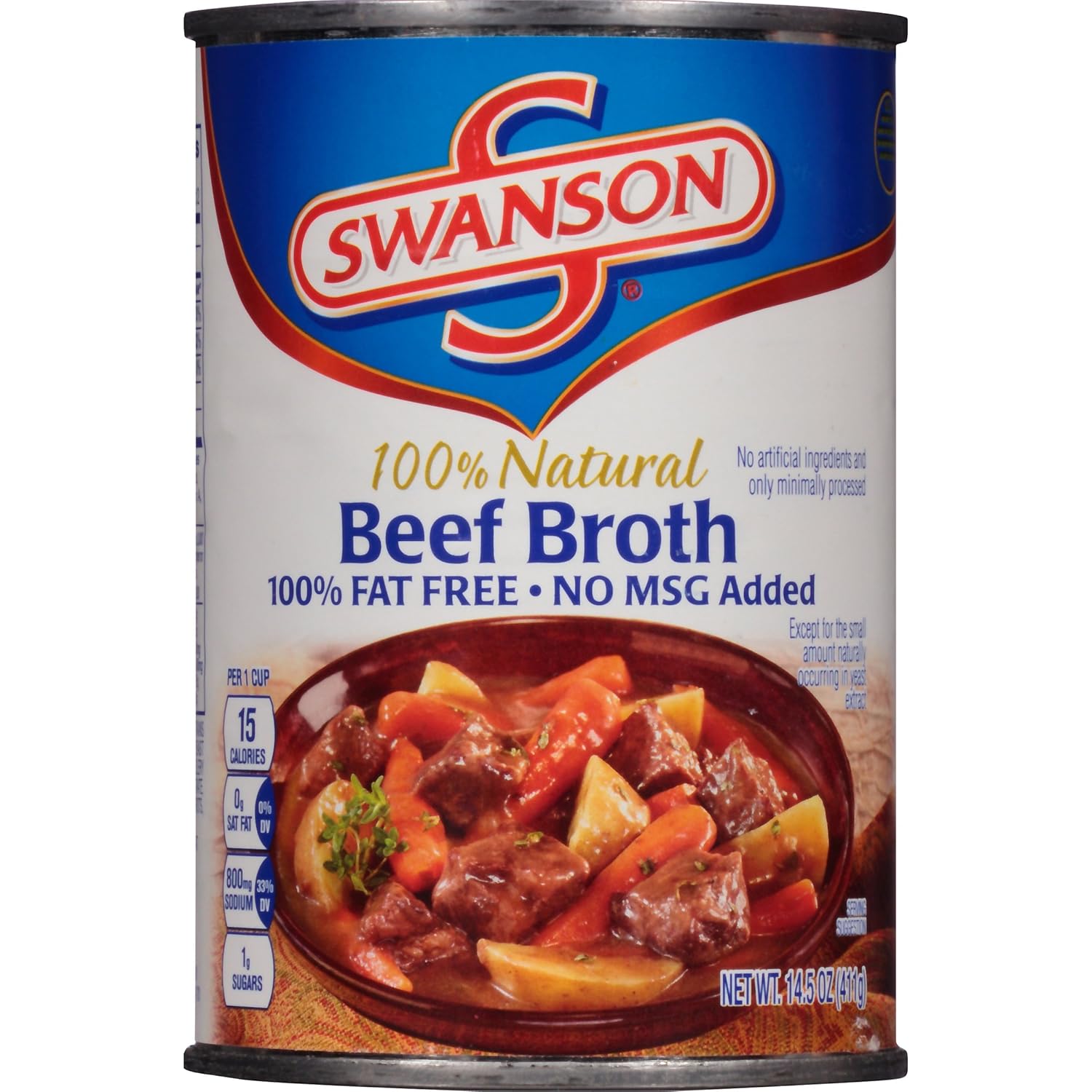 Swanson Broth, Beef, 14.5 Ounce (Pack of 24) Food, Beverages Tobacco