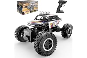 Glorale Remote Control Car RC Truck 1:14 Scale All Terrain Off-Road Monster Truck 4WD Electric Vehicle with 2.4 GHz Remote Control, 90 Minutes Running Time