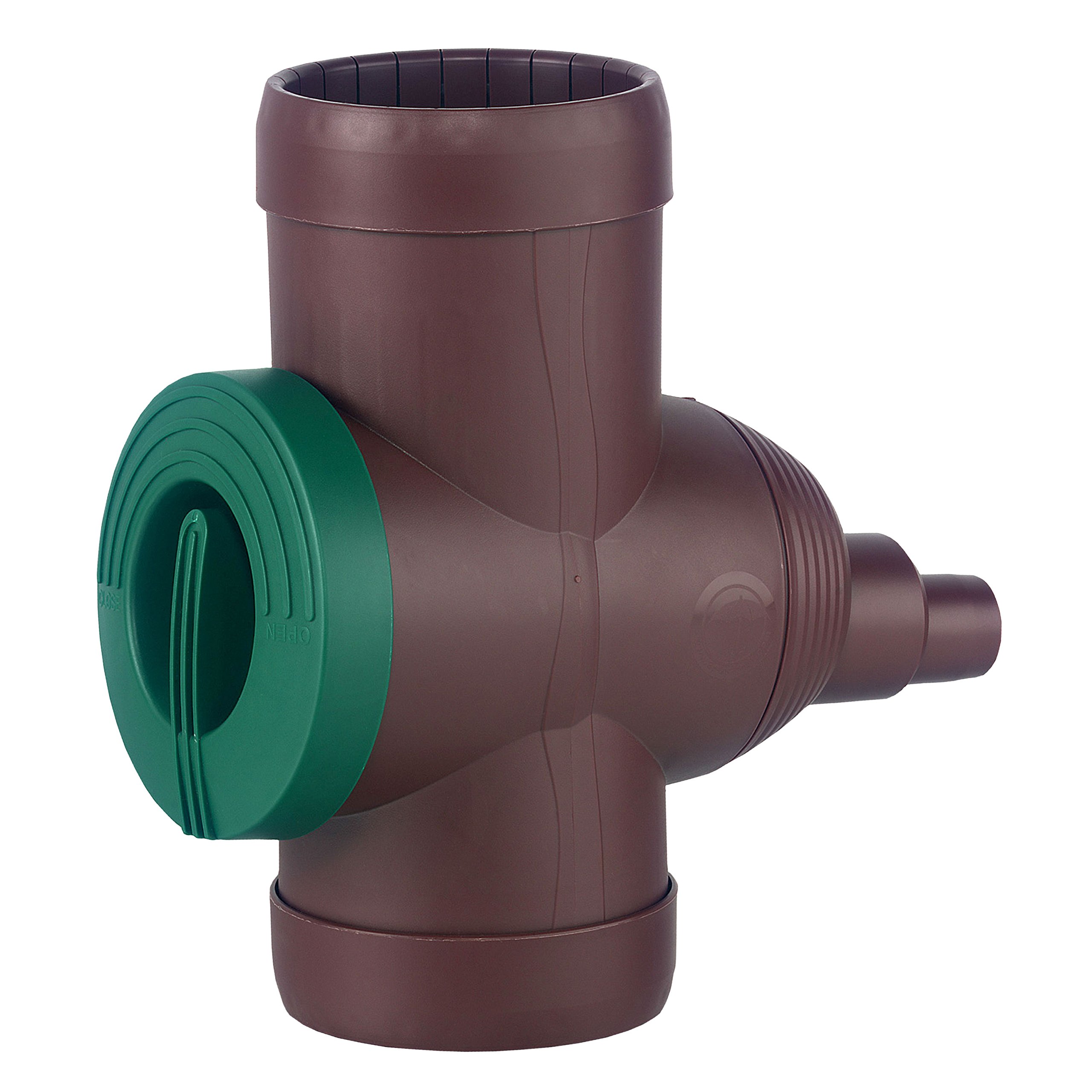 3P Filter Collector, Rainwater Diverter & Filter - Ideal for Water Butts (Brown)