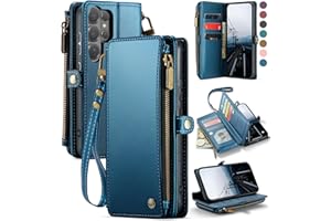 Defencase for Galaxy S26 Ultra Case Wallet with RFID Blocking Card Holder for Women Men, PU Leather Magnetic Snap Flip Wristl
