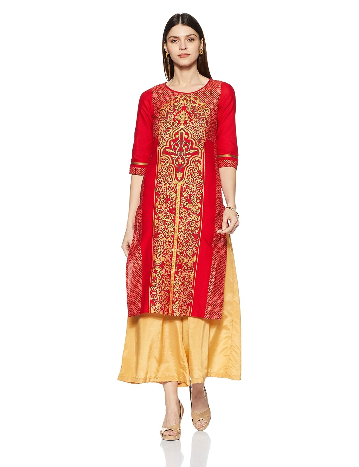 aurelia women's straight kurta