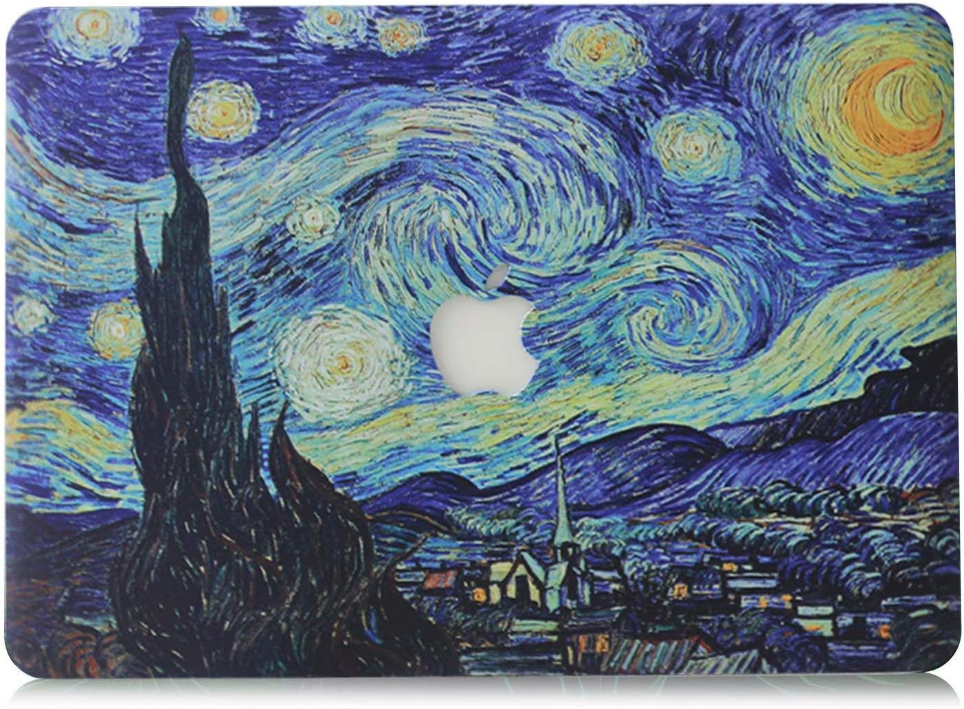 MacBook Air 11 Case - AQYLQ MacBook Pro 11.6 inch Rubber Pattern Hard Shell Protective Case Cover for MacBook Air 11.6'' (Model: A1370/A1465) - Starry Night