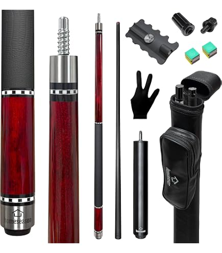 Queue De Billard Cue-King Ultra – Graphite Composite, 2 Pièces, 58 Pouces, 20 Oz, Pointe 13 Mm