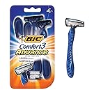 BIC Comfort 3 Advance Men's Disposable Razor, 4-Count