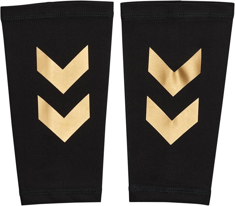 , HmlSHIN Guards Hyper Fit, Transparente/Negro / Oro, L