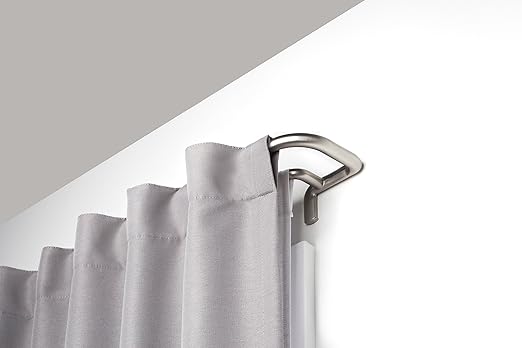 Amazon Com Umbra Twilight Double Curtain Rod Set Wrap Around