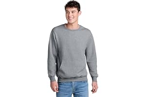 PORT & COMPANY Port & Co Core Fleece Crewneck Pocket Sweatshirt-PC78PKT