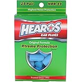 HEAROS Xtreme Protection Series Ear Plugs, Blue, 28 Pair