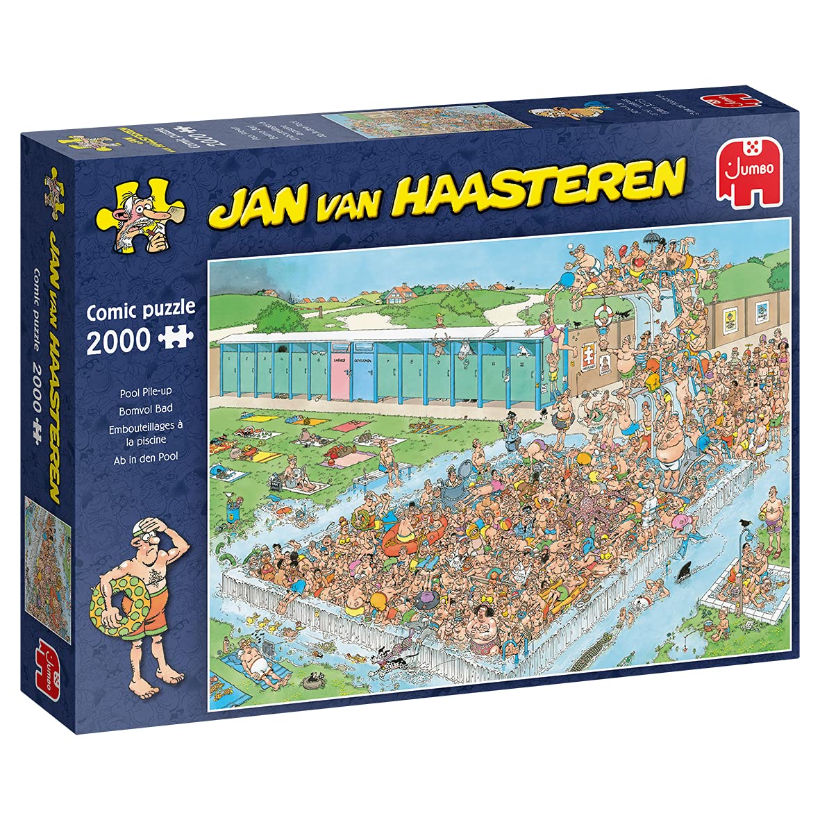 Jan van Haasteren Jumbo Spiele Jan van Haasteren Ab in den Pool Puzzle 2000 Pieces