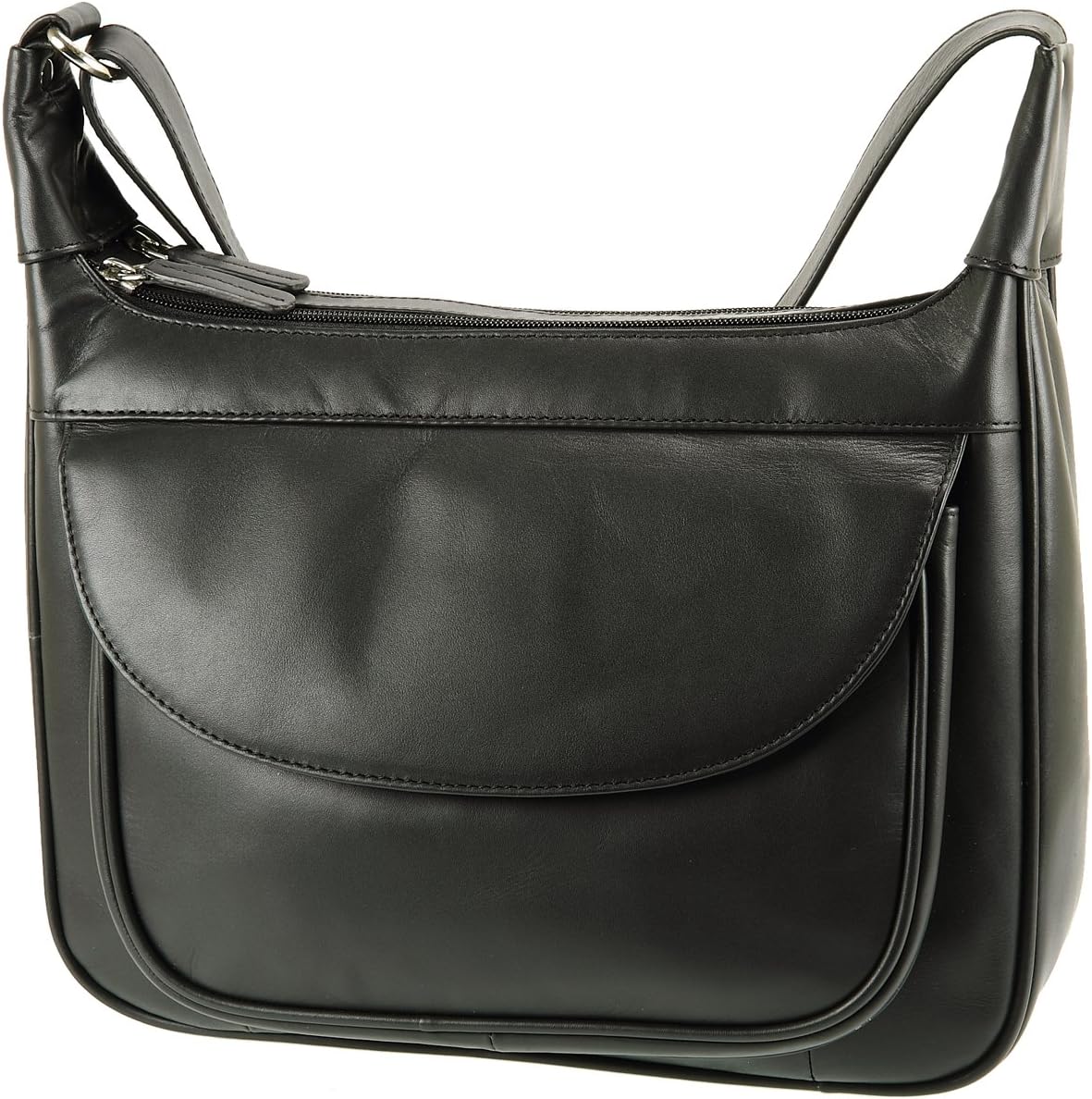 Visconti Ladies Soft Leather Handbag Organiser Cross Body Shoulder Bag - 03189