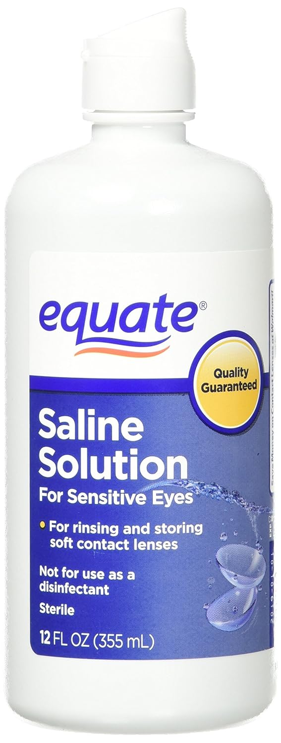 Equate Contact Lens Saline Solution for Sensitive Eyes Twin Pac... Free