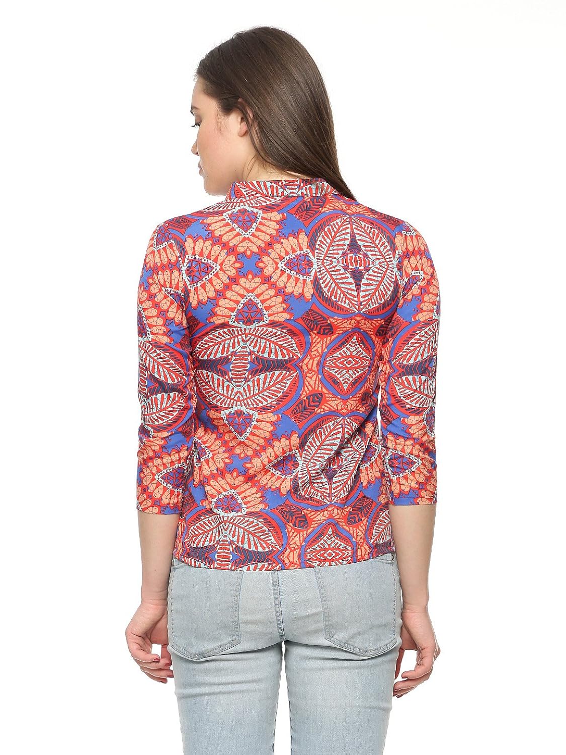 vvoguish red digital print top