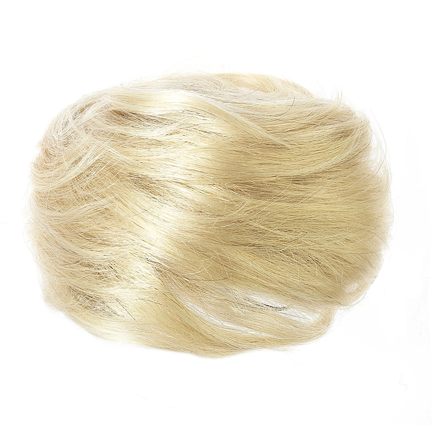 American Dream 100 Percent Human Hair Bun Number 60A, Pure Ash Blonde Petite