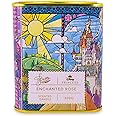 Ukonic Disney Princess Home Collection Belle 11-Ounce Scented Tea Tin Candle with Enchanted Rose Fragrance - 28-Hour Burn Time - Home Decor Housewarming Essentials, Cute Gifts and Collectibles